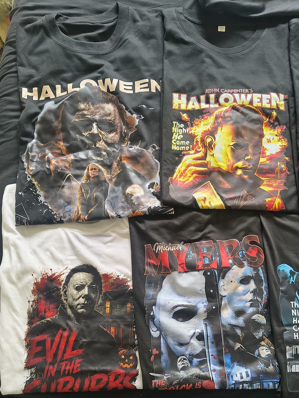 10 Short Sleeve Halloween Michael Myers Mens T-Shirts 1 Michael Myers Hoodie